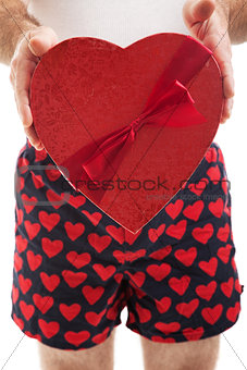 Valentines Day Hearts and Boxers