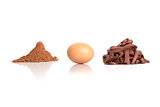 Cocoa pasta ingredients