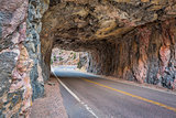 Poudre Canyon tunnel