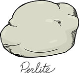Perlite Rock Drawing