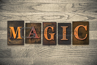 Magic Wooden Letterpress Concept