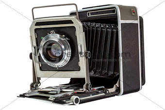old American press camera