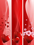 Valentine Day banners