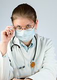 doctor wearing mask