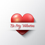 Valentine's Day background with heart