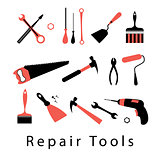icon set repair tools