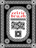 celtic brush for  frame 