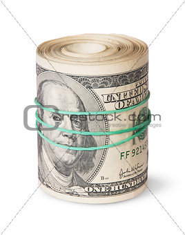 Roll Of One Hundred Dollar Bills