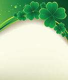  clover background for the St. Patrick's Day