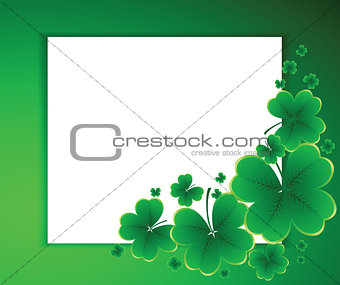 clover background for the St. Patrick's Dayrve, day, decoration,
