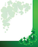 clover background for the St. Patrick's Day