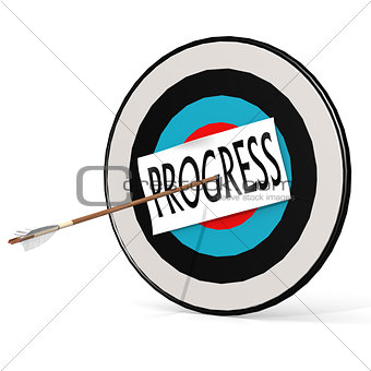 Arrow, progress  and board