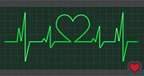Cardiogram heart love