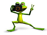 Frog with a Camera