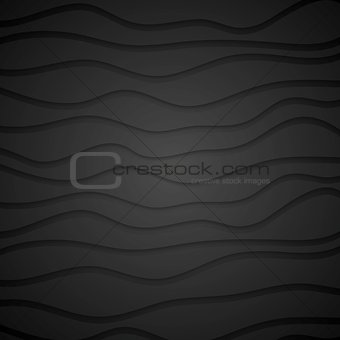 Dark waves vector corporate background