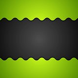 Green and black corporate background