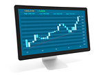 stock market online concept