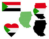 Map of the Republic of Sudan