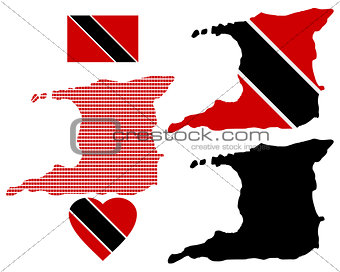 Map of the Republic of Trinidad and Tobago