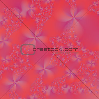 Violet and Pink Abstract Flowers