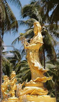 statue of Guan Yin Chinese Goddess  Mercy