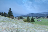 Bavarian village in winter
