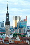 Tallinn City summer view