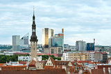 Tallinn City summer view