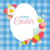 Happy Easter Background Vector Illustration