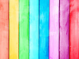 Colorful wooden wall background
