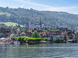 City of Zug Switzerland in the summer