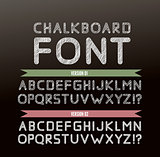 Chalk font in two variations