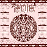 Aztec calendar 2016