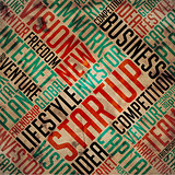 Startup - Grunge Word Collage.
