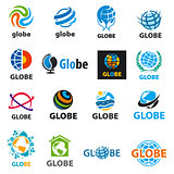 biggest collection of vector logos globes