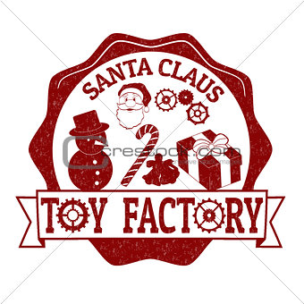 Santa Claus Toy Factory stamp