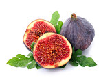Figs with leaves