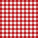 Red Checkered Pattern Tablecloth Illustration