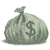 Money Bag Illustration
