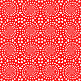Design seamless red heart spiral background