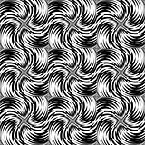 Design seamless monochrome twisted pattern