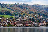City of Zug Switzerland during Autumn