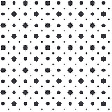 Abstract black and white seamless geometric pattern