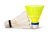 Two badminton shuttlecock