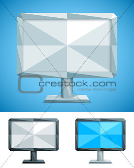 Low Poly Monitor