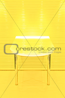 yellow table abstract