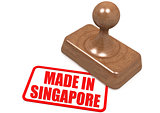 Made in Singapore stamp