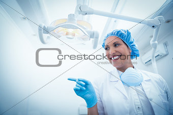 Smiling female dentist