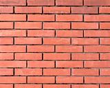 Fine red brick wall background texture