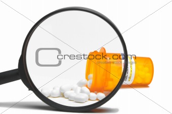 Prescription Medication Magnified